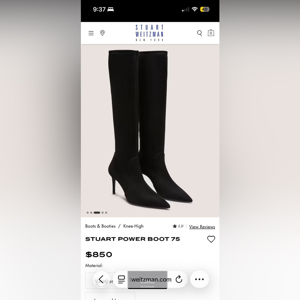Knee High Suede Boots
